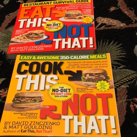 NWT,by David Zinczenko, COOK THIS, NOT THAT - Picture 1 of 4
